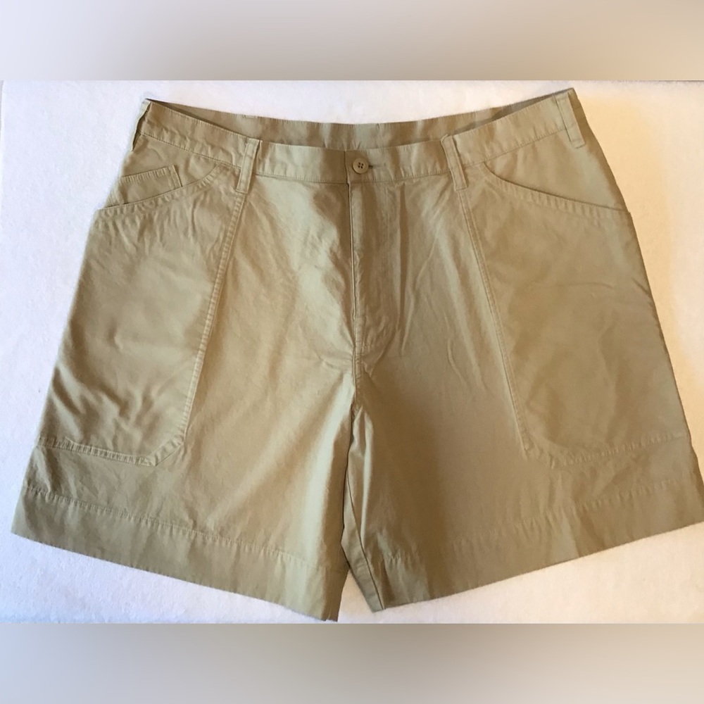 NWOT Patagonia M 40 All Wear Organic Cotton Shorts in Khaki - 10" inseam